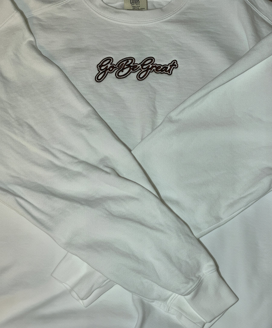 R4I HeavyWt Sweatshirt - Whitew/Brown