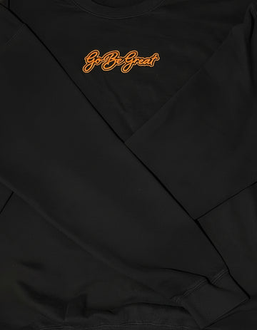 R4I HeavyWt Sweatshirt - Blackw/Orange