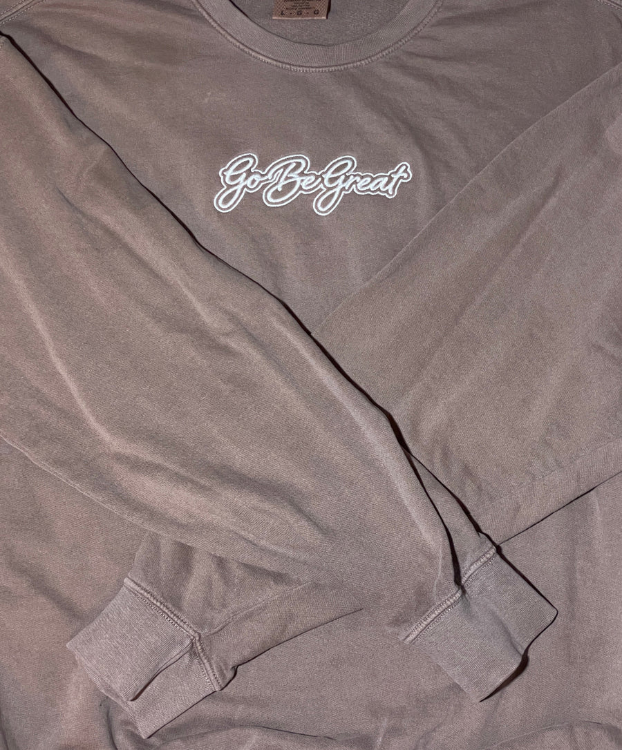 R4I HeavyWt Sweatshirt-  Brownw/White