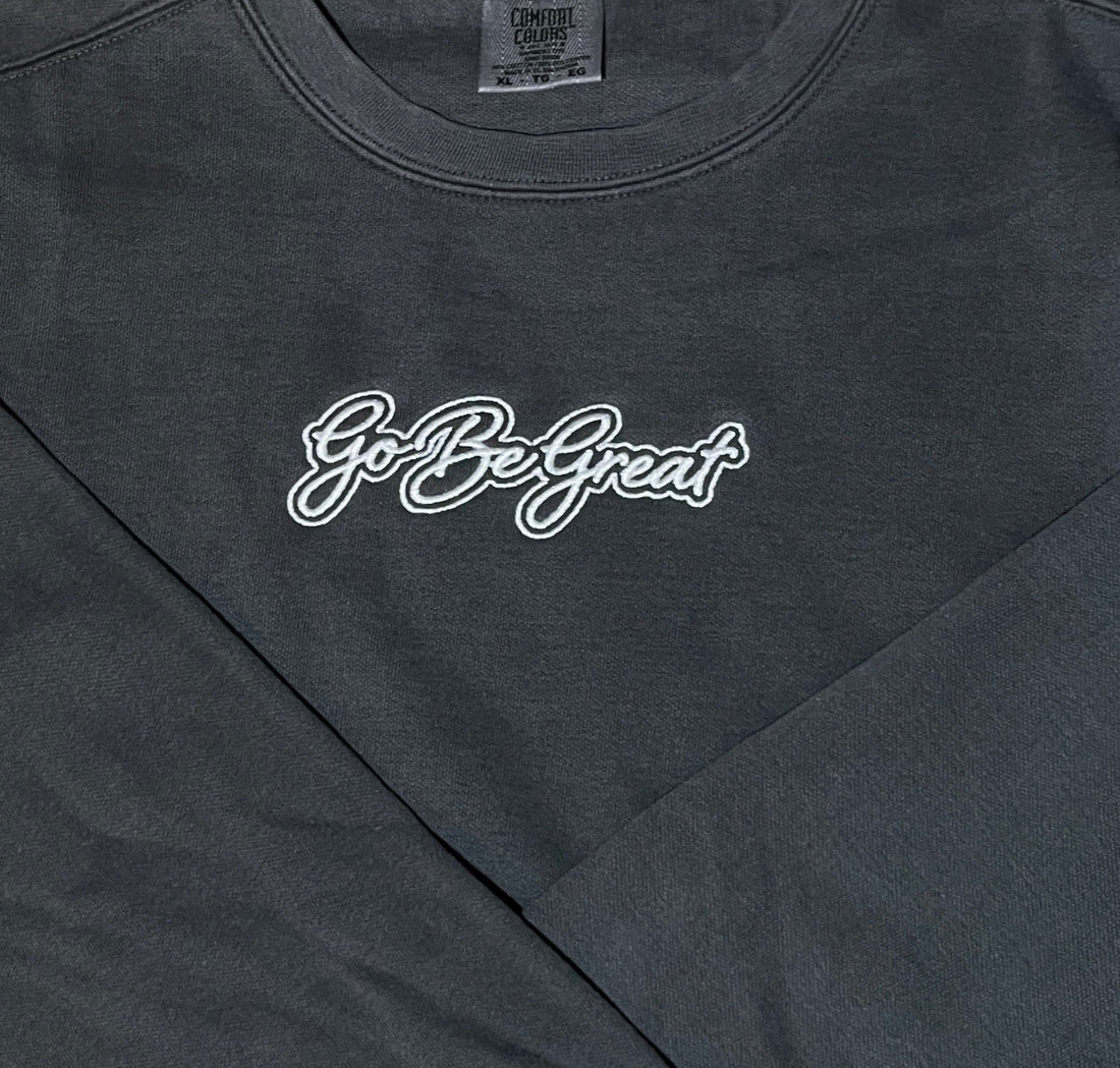 R4I HeavyWt Sweatshirt-  Charcoalw/White