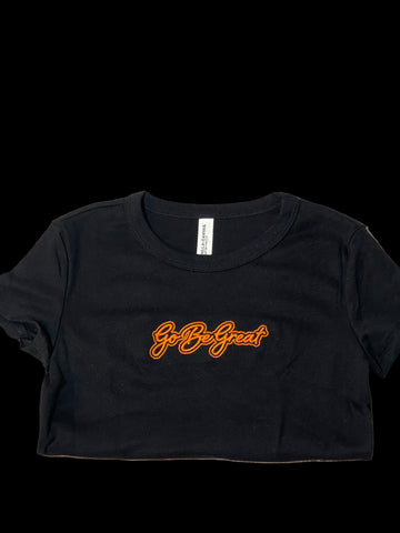 R4I CropTee- Blackw/Orange
