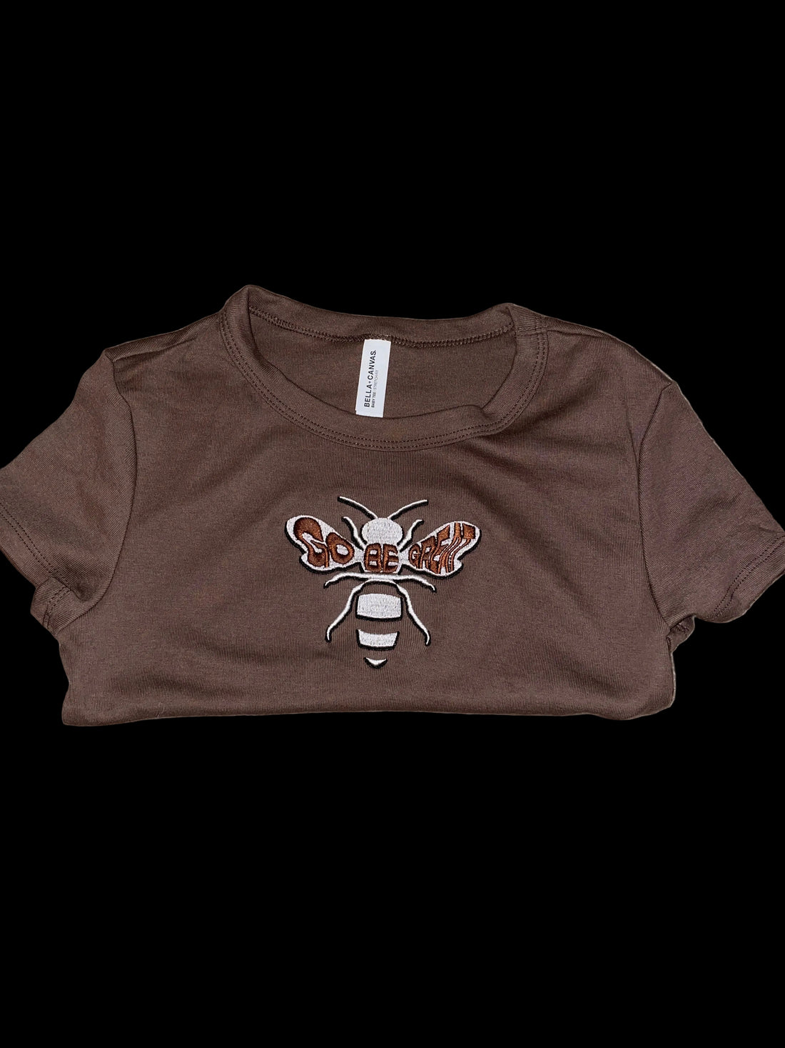 R4I CropTee- Brownw/White