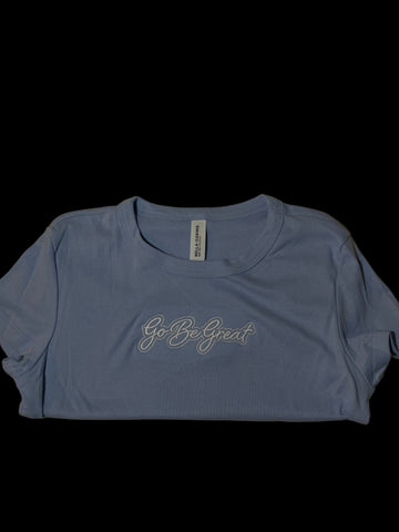 R4I CropTee- BbyBluew/White