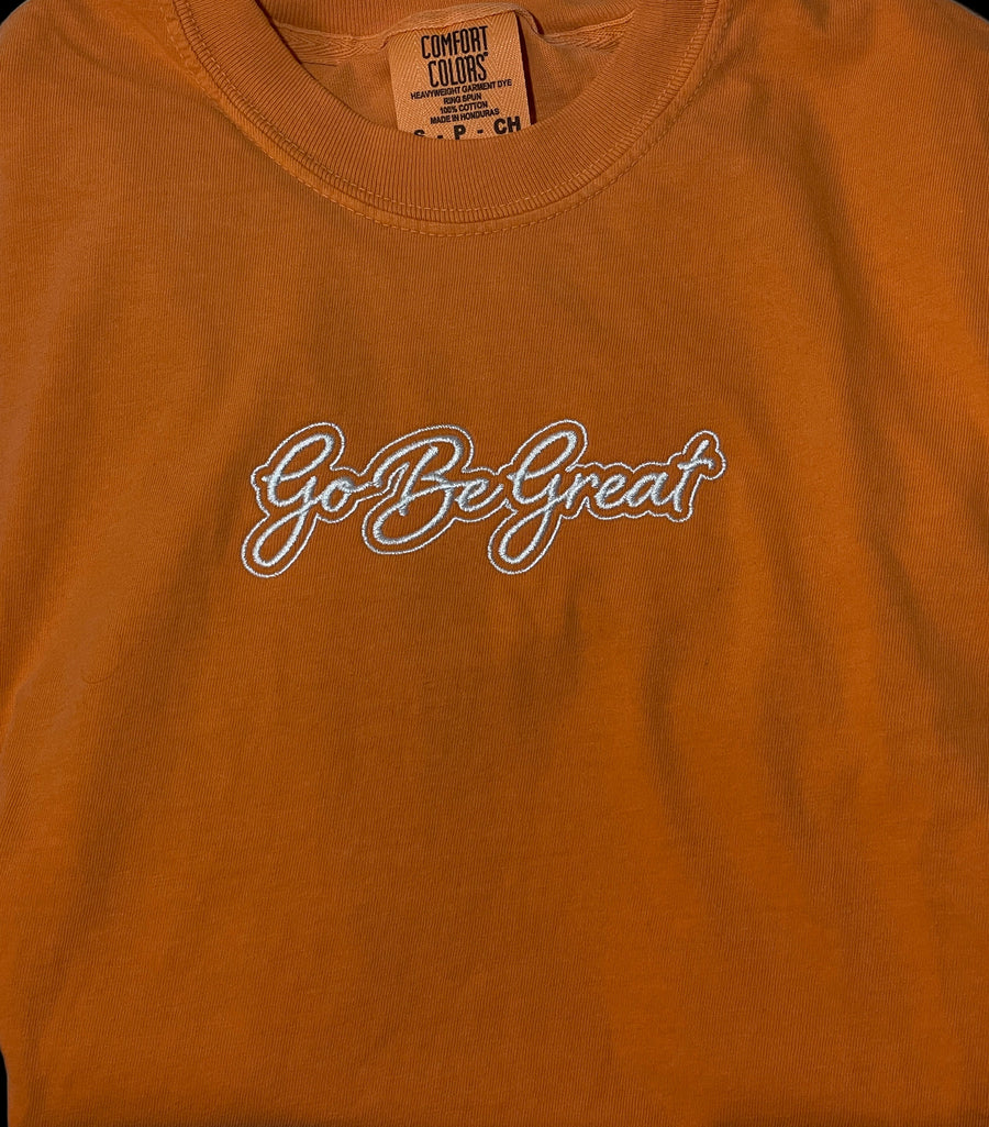 R4I HeavyWt T-shirt - Orangew/White